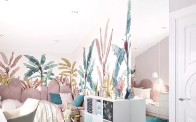 Бело-розовый дизайн детской комнаты для девочки – интерьер помещения для маленькой принцессы