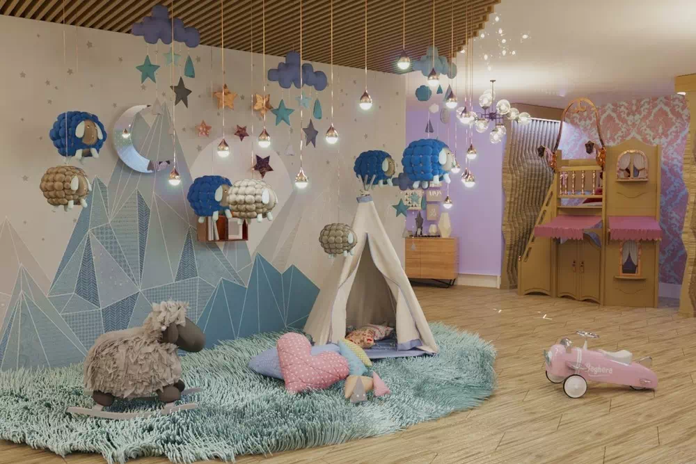 Сказочный дизайн детской комнаты 2