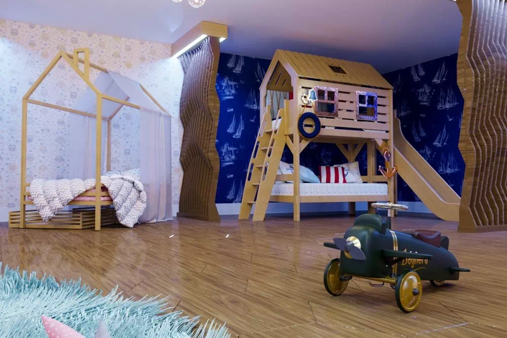 Сказочный дизайн детской комнаты 4