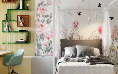 Романтичный дизайн детской комнаты для девочки любого возраста — интерьер в цветовой гамме весны