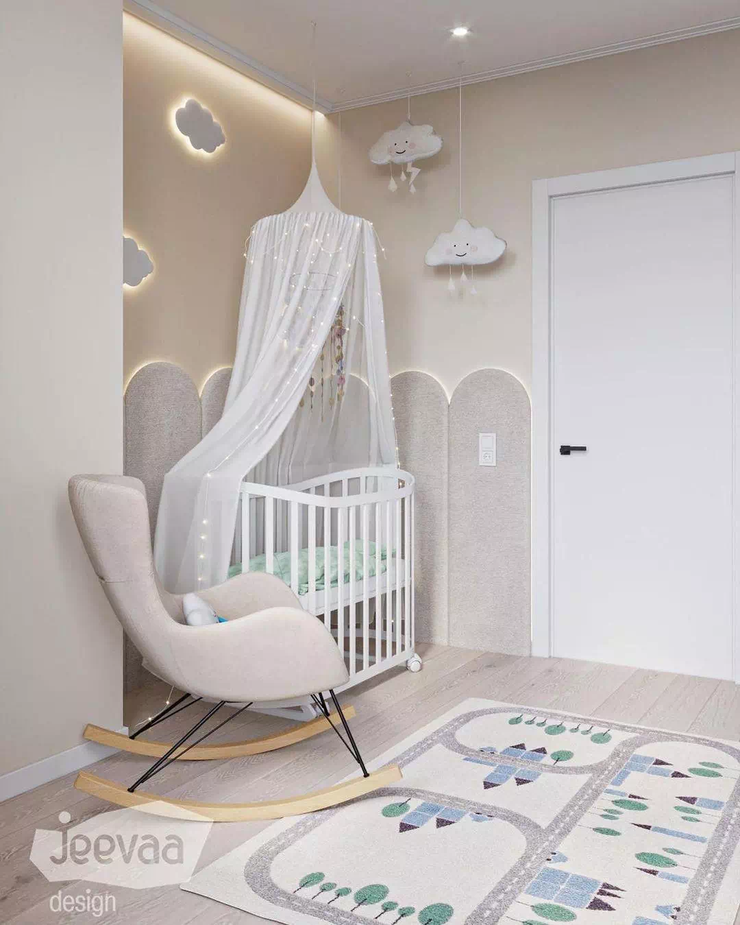 Дизайн детской комнаты для новорожденного 3