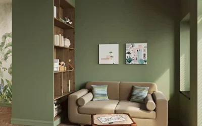 Дизайн детской для мальчика — комната с идеальным разделением на кабинет и спальню