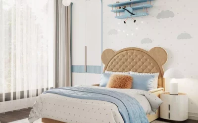 Нежный дизайн детской для маленького мальчика – комната со сказочным интерьером