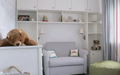 Лаконичный дизайн детской комнаты для мальчика до 1,5 лет – интерьер на вырост