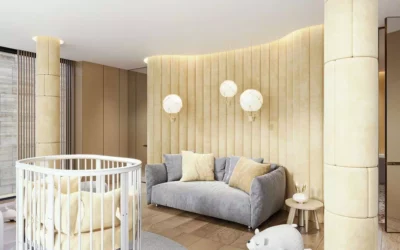 Яркий дизайн детской для новорожденного – комната для мальчика или девочки