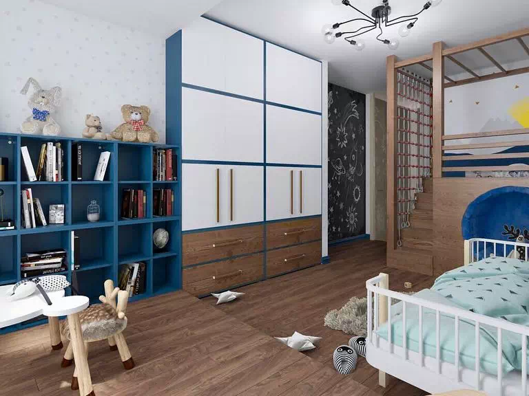 Дизайн детской спальни мальчика-дошкольника 1