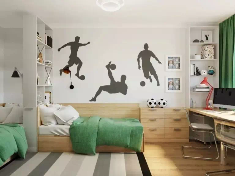 Дизайн комнаты маленьких футболистов 2