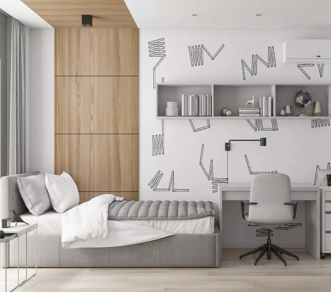 Дизайн интерьера комнаты 18 кв.м. | Фото проектов