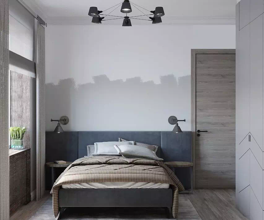 Дизайн комнаты подростка в серых оттенках 1