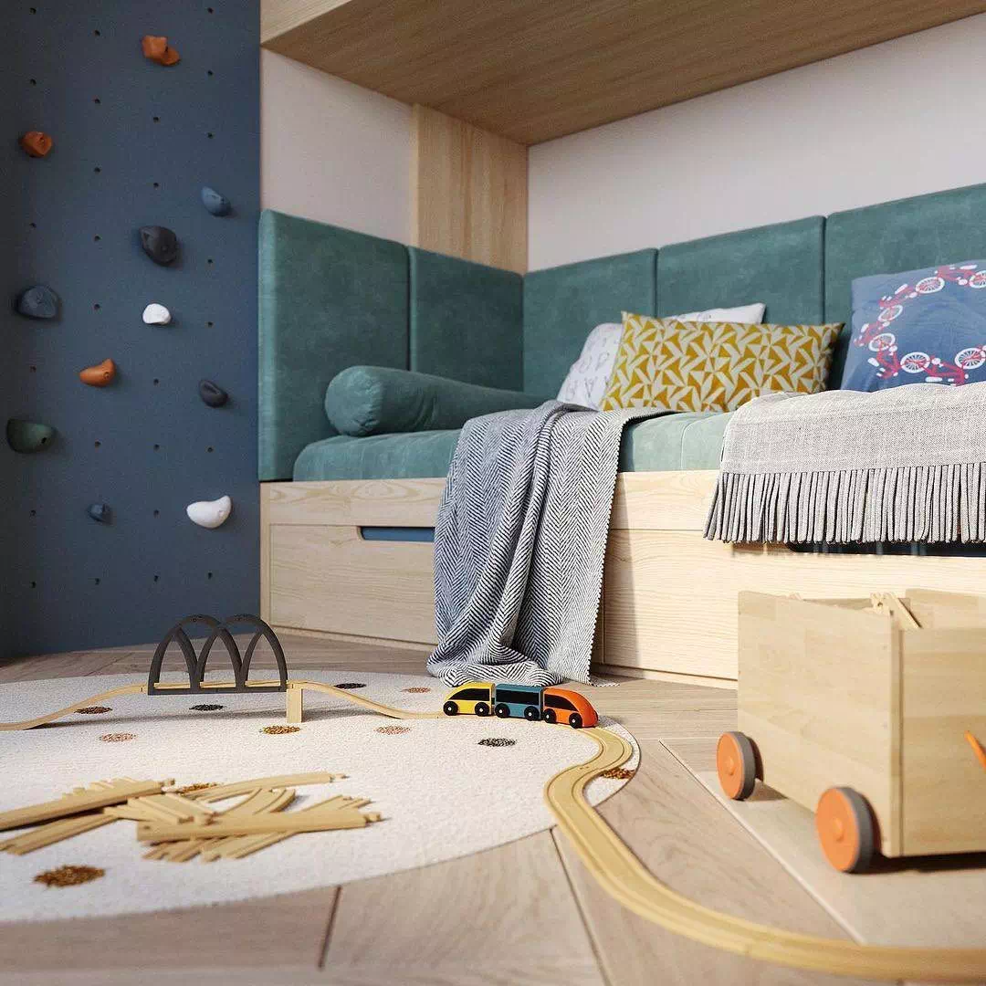 Дизайн маленькой детской комнаты для мальчика 6