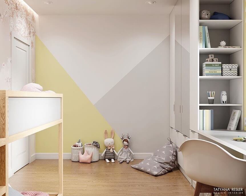 Дизайн-проект комнаты для маленькой девочки 6