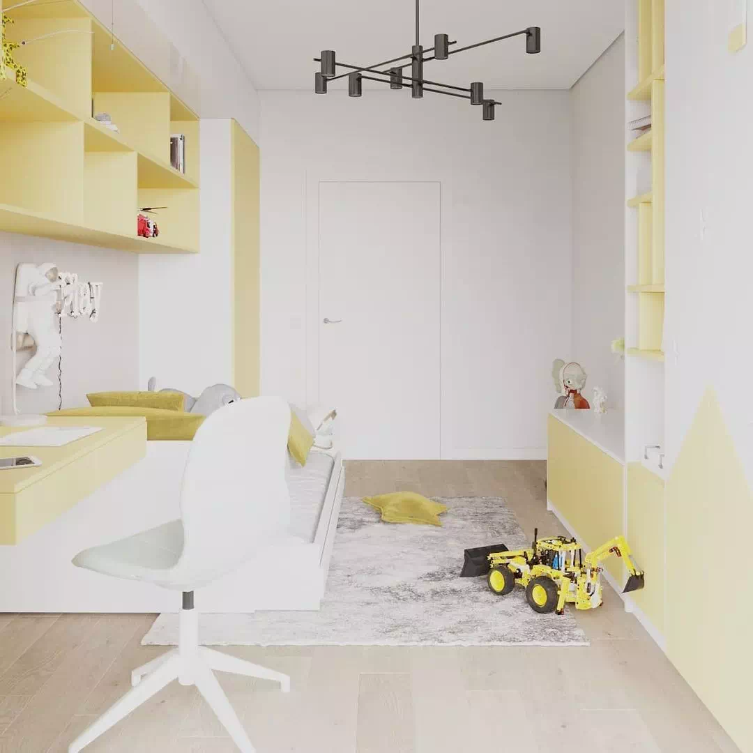 Дизайн просторной комнаты мальчика 1