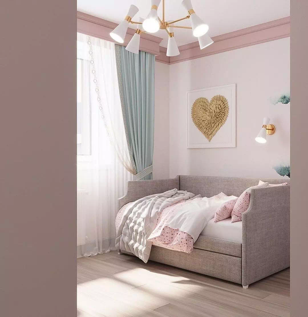 Дизайн спальни для девочки-школьницы 6