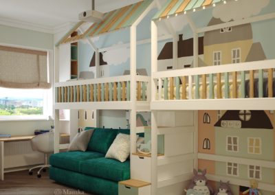 Уютный дизайн комнаты для двоих мальчиков