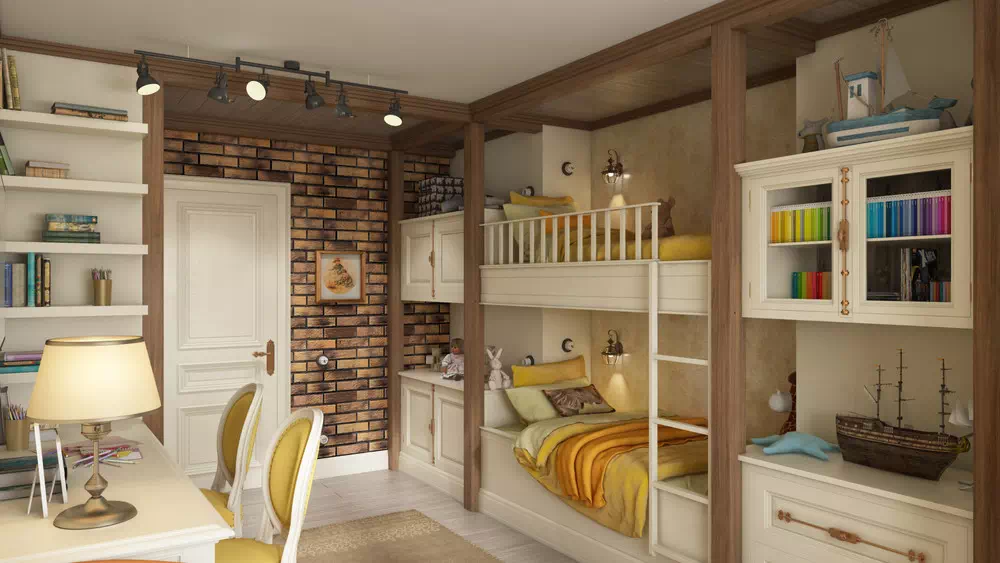 Элегантный дизайн детской спальни 2