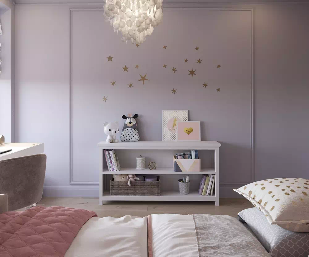 Нежный дизайн детской спальни 4
