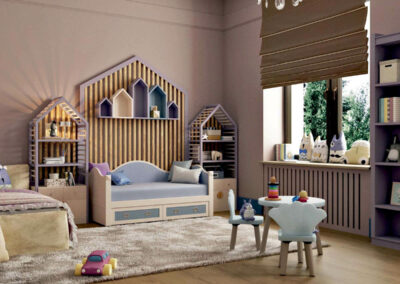 Мебель детской для девочки 5 лет — проект 3103