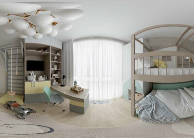 Функциональная мебель для детской спальни мальчика — проект 3361