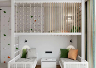 Мебель в детскую комнату для разнополых детей — проект 3529
