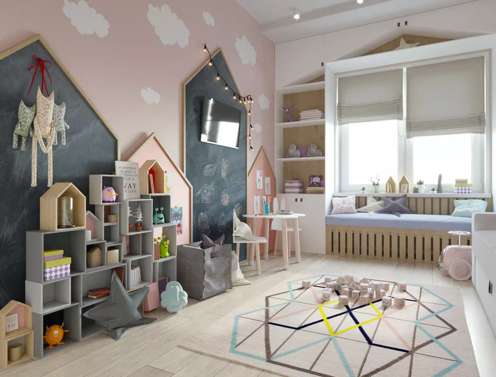Нежный дизайн детской комнаты 1