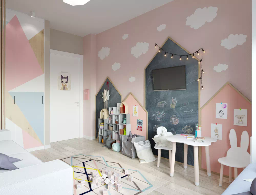 Нежный дизайн детской комнаты 5