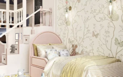 Роскошный дизайн детской комнаты девочки – сказочный дворец для принцессы