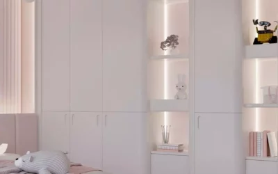 Романтичный дизайн детской комнаты для девочки — оригинальный интерьер в космическом стиле