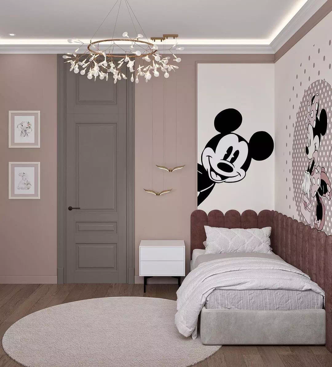 Сказочный дизайн детской спальни 3