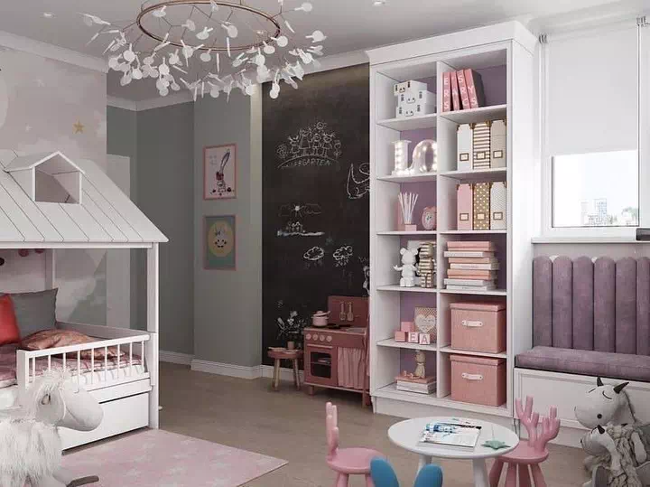 Сказочный дизайн детской спальни девочки 4