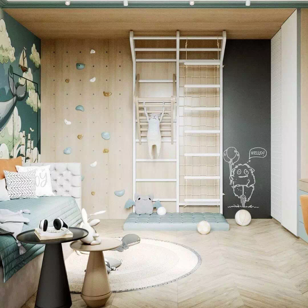 Современный дизайн детской комнаты мальчика 2