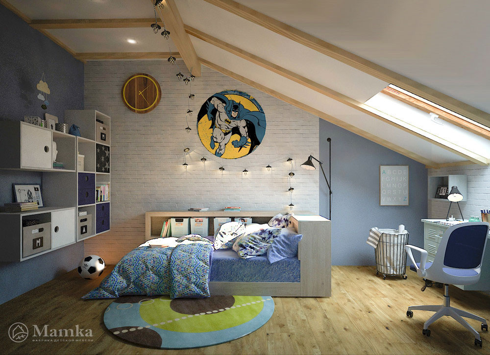 Дизайн детской комнаты на 2 детей