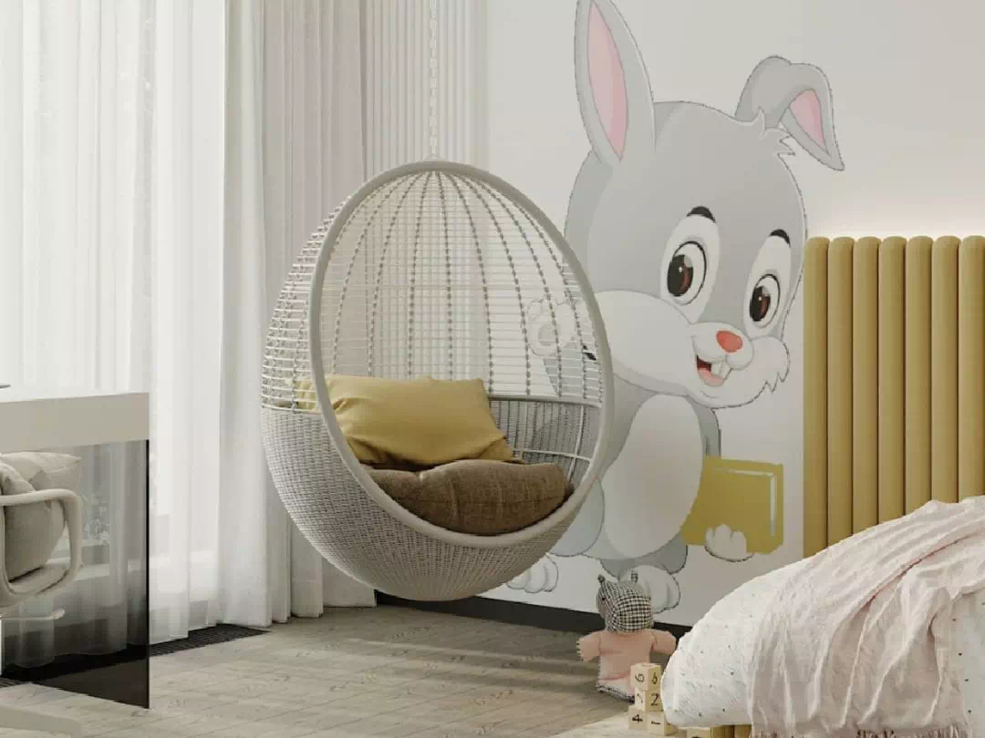 Уютный дизайн детской комнаты для двух девочек