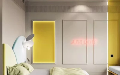 Стильный дизайн спальни подростка — интерьер с необычными цветовыми акцентами