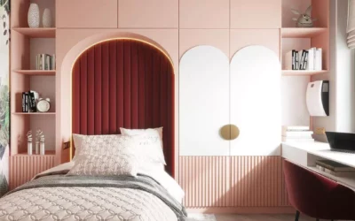 Нежный дизайн комнаты для девочки – интерьер в теплых тонах